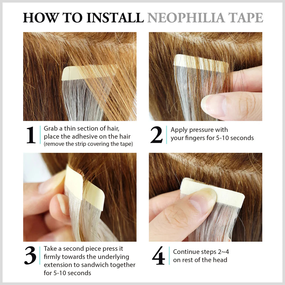 Hair Couture Neophilia Yaki Textured Tape Hair Extension 22" Jerry