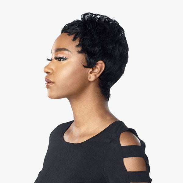 SENSATIONNEL EMPIRE SALT & PEPPER Human Hair Wig – MONA