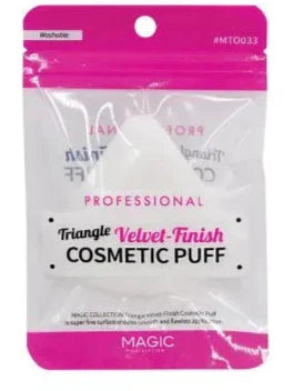 Magic Collection Triangle Velvet-Finish Cosmetic Puff #MT0033