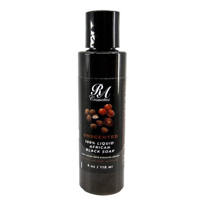RA Cosmetics 100% liquid black soap (8oz)