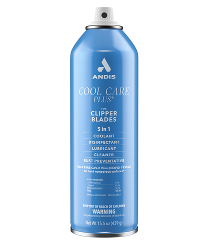 Andis 12750 Cool Care Plus 5-in-1 Clipper Spray, 15.5 oz Can