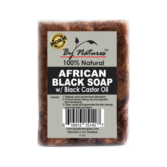 African Black Soap with Black Castor Oil