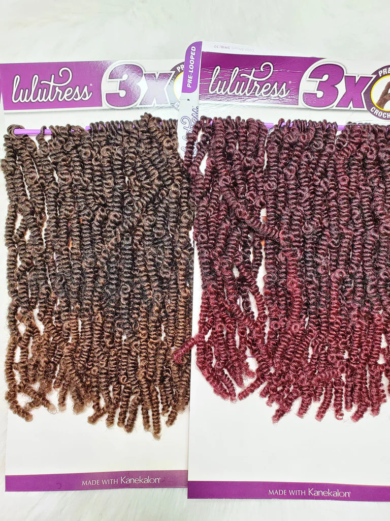Lulutress 3X Crochet Braid Bomb Twist 12"- Color 30