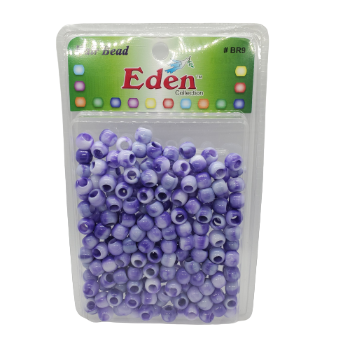 Eden Medium Hair Beads Jumbo Pack - Purple Mix #BR9