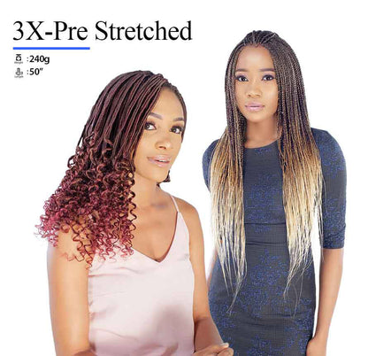 3X X-Pression Pre-stretched Braiding Hair Extensions 40”