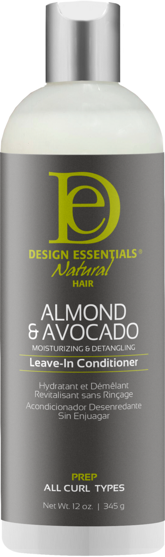 DESIGN ESSENTIALS Almond & Avocado Detangling Leave-In Conditioner
