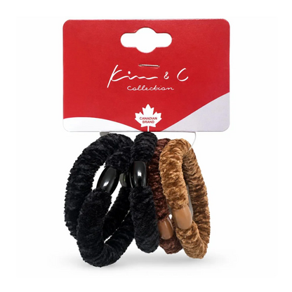 KIM & C Soft Velvet Elastic Hair Band - Assorted