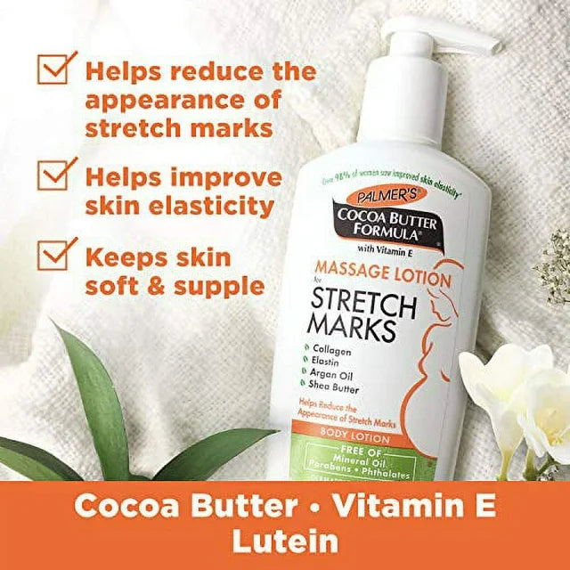 Palmers Cocoa Butter Formula Body Lotion Massage Lotion for Stretch Marks (8.8oz)
