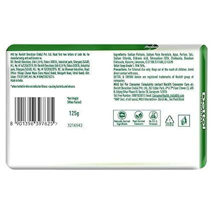 Dettol germ defense soap (110g)