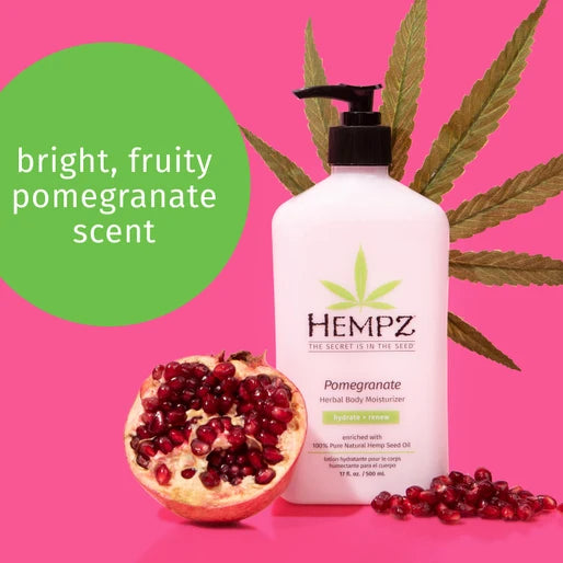 Hempz Pomegranate Herbal Body Moisturizer 17oz