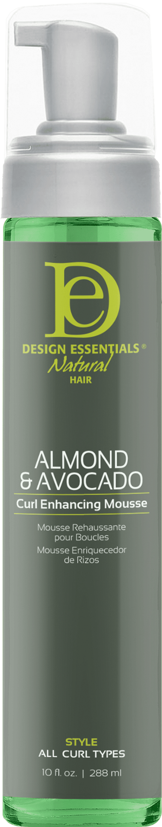 DESIGN ESSENTIALS Almond & Avocado Curl Enhancing Mousse