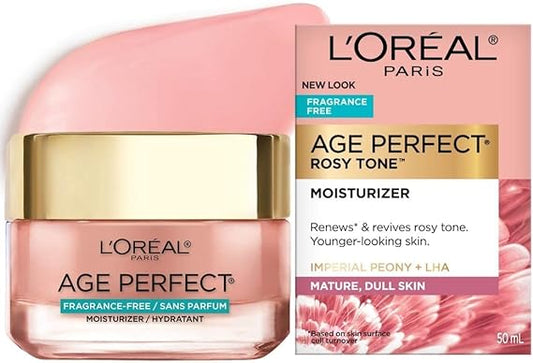 Loreal paris age perfect moisturizer rosy tone fragrance free (1.76oz)