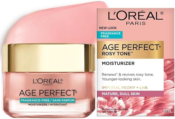 Loreal paris age perfect moisturizer rosy tone fragrance free (1.76oz)