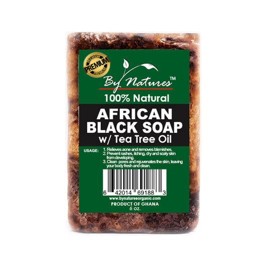 By Natures African Black Soap with Tea Tree Oil