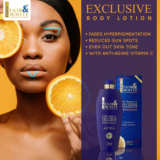 Fair & White Exclusive  Body Lotion with vitamin c (500ml)