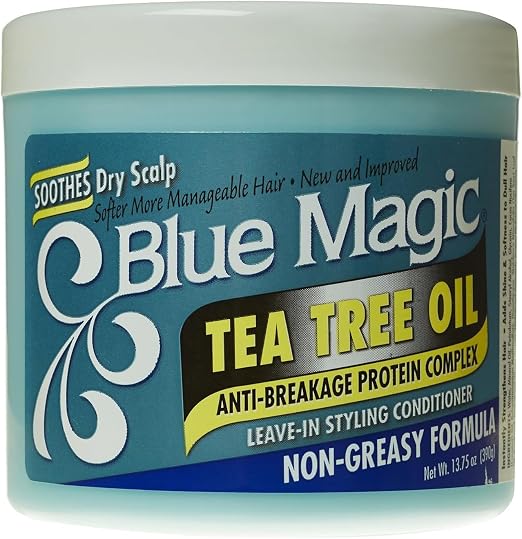 Blue Magic Tea Tree Leave-In Hair Styling Conditioner 13.75oz
