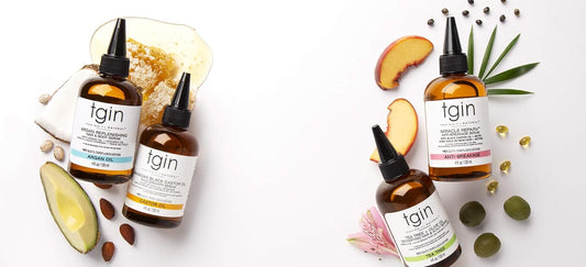 tgin Miracle RepaiRx Anti-Breakage Serum Daily Moisturizer, for Curly, Coily and Wavy Hair, Nourishes and Moisturizes Dry Hair and Scalp, 4 oz