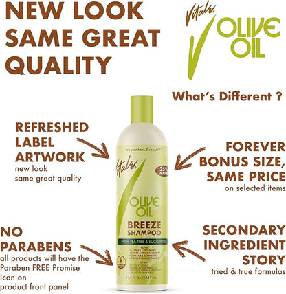 Vitale Olive Oil Anti-Breakage Leave-In Conditioner 12oz