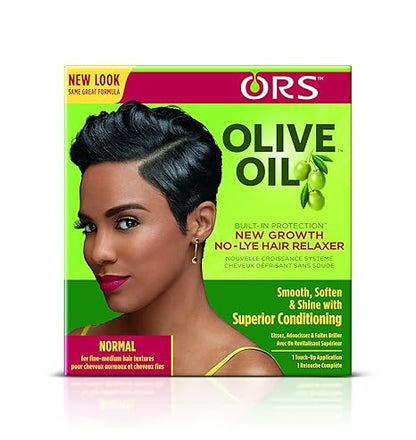 Ors Organic Root Stimulator Olive Oil New Growth Relaxer Normal, 1 Ea