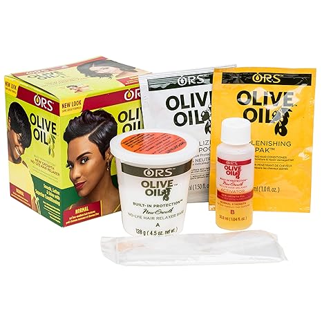 Ors Organic Root Stimulator Olive Oil New Growth Relaxer Normal, 1 Ea