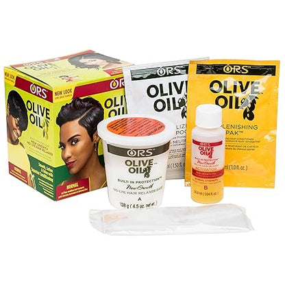 Ors Organic Root Stimulator Olive Oil New Growth Relaxer Normal, 1 Ea