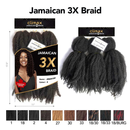 CLIMAX 3X Jamaican Braid