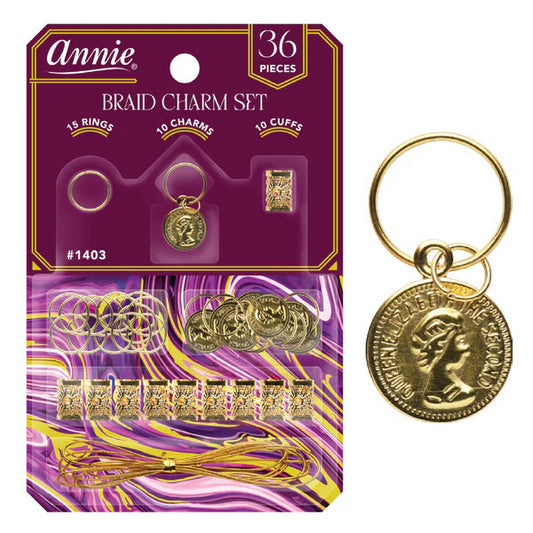 Annie Braid Charm Set, Queen Elizabeth Coin