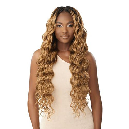 Outre Crochet Braids X-Pression Twisted Up 3X Boho Wet N Wavy Vibe Ocean Braid 24″