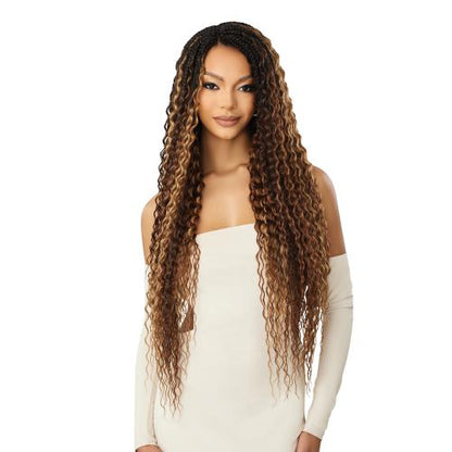 Outre Crochet Braids X-Pression Twisted Up 3X&nbsp; Boho Wet N Wavy Vibe Beach Braid 30″