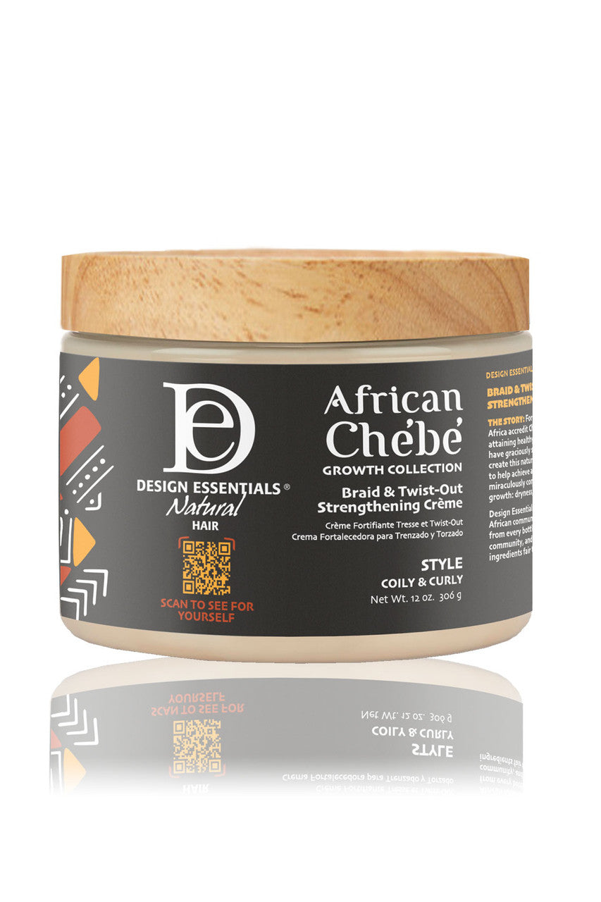 DESIGN ESSENTIALS Braid & Twist-Out Strengthening Crème 12oz