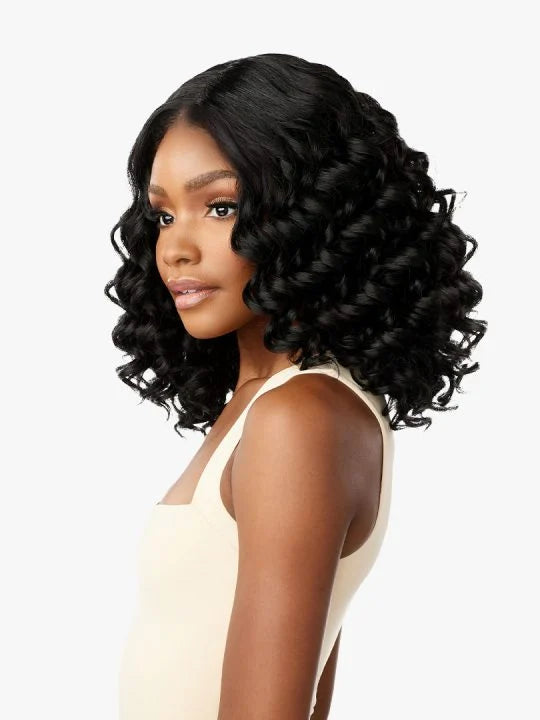 Kinky Edge Y-Part Lace Wig – Kinky Spiral Curl 14" (Curls kinks &co)