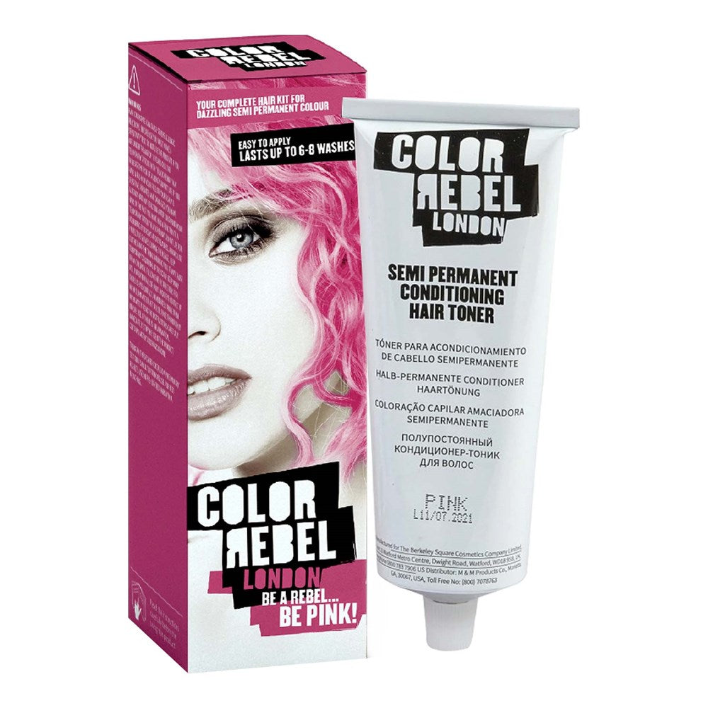 Color Rebel London Semi-Permanent Conditioning Hair Toner (100ml)