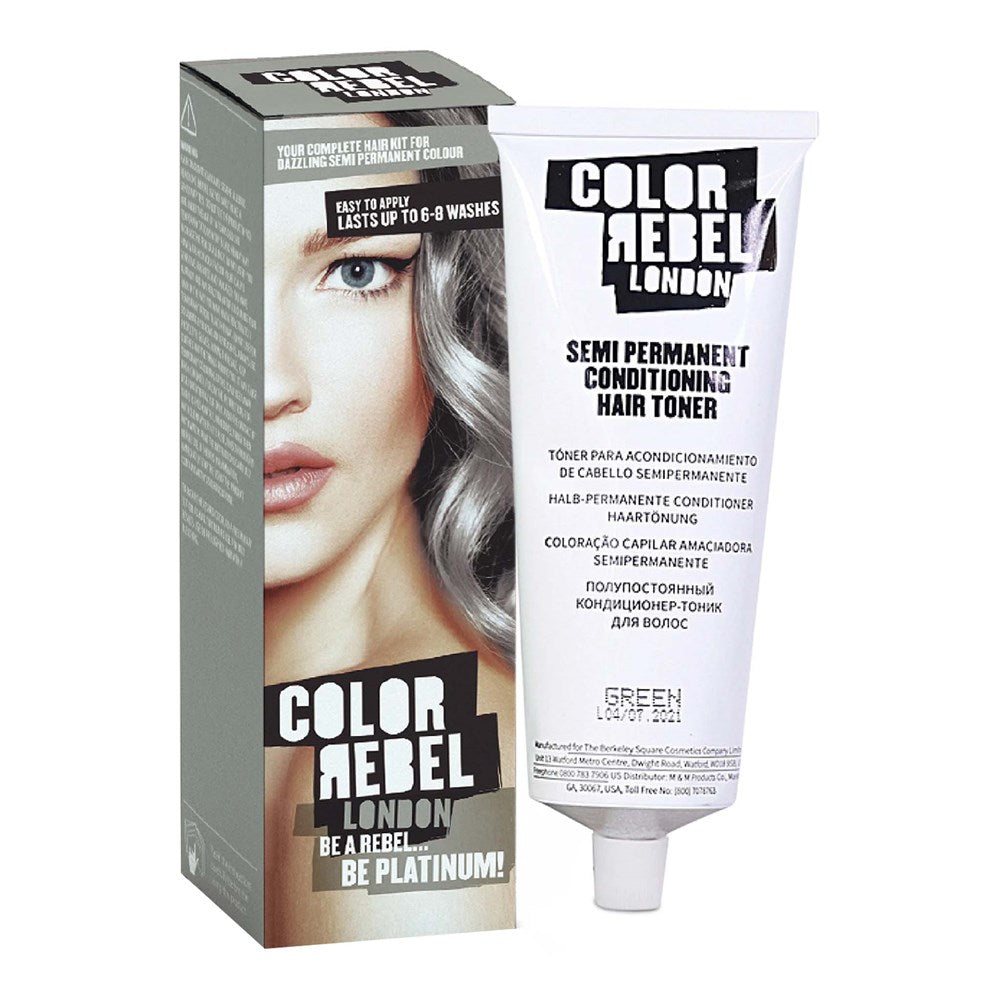 Color Rebel London Semi-Permanent Conditioning Hair Toner (100ml)