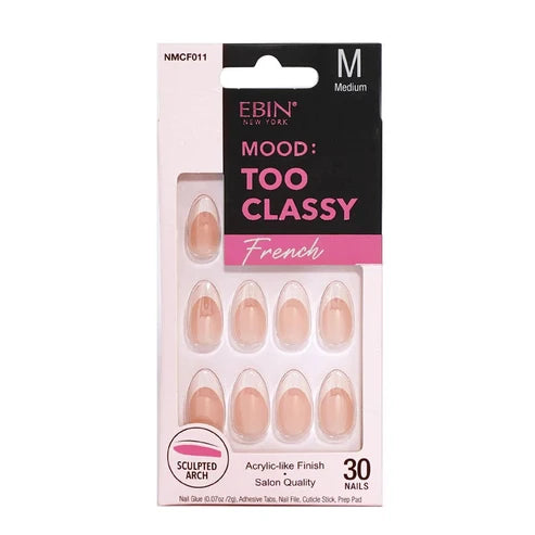 EBIN Mood Too Classy French Nail Tips