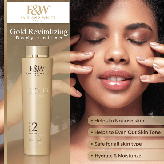 Fair & White Gold Even Tone Maxi Tone Lightening Revitalizing Body Lotion - 	350 ml /11.8 fl oz