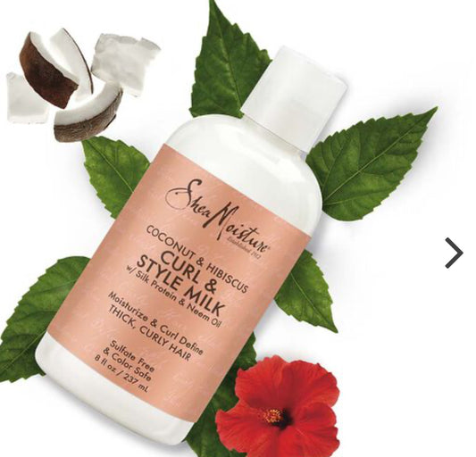 Shea Moisture Coconut & Hibiscus Curl & Style Milk 273Ml