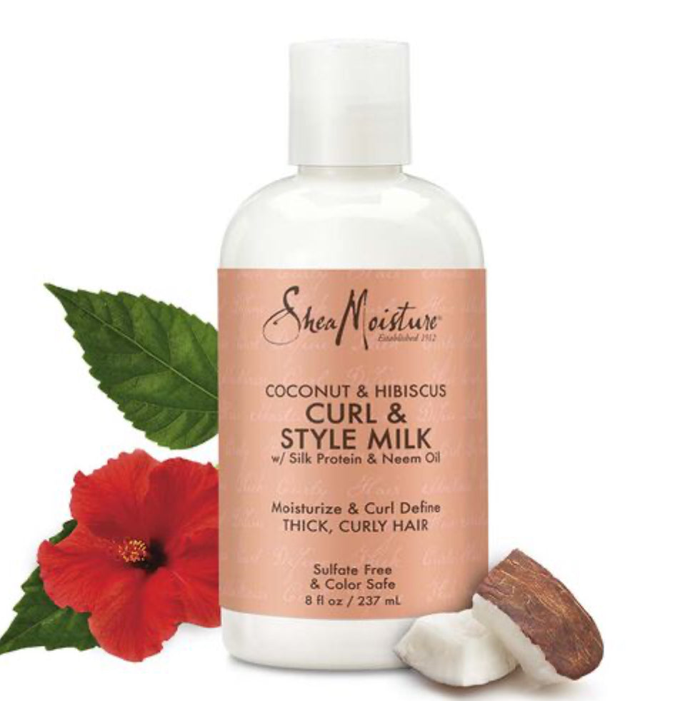 Shea Moisture Coconut & Hibiscus Curl & Style Milk 273Ml