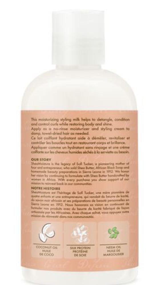 Shea Moisture Coconut & Hibiscus Curl & Style Milk 273Ml