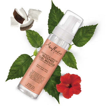 SHEA MOISTURE COCONUT & HIBISCUS FRIZZ FREE CURL MOUSSE   222ml