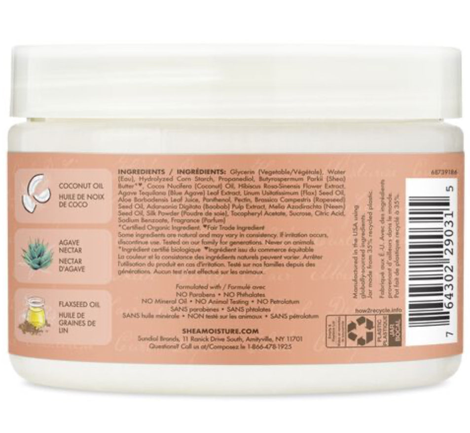 SHEA MOISTURE COCONUT & HIBISCUS CURLING GEL SOUFFLÉ   350g