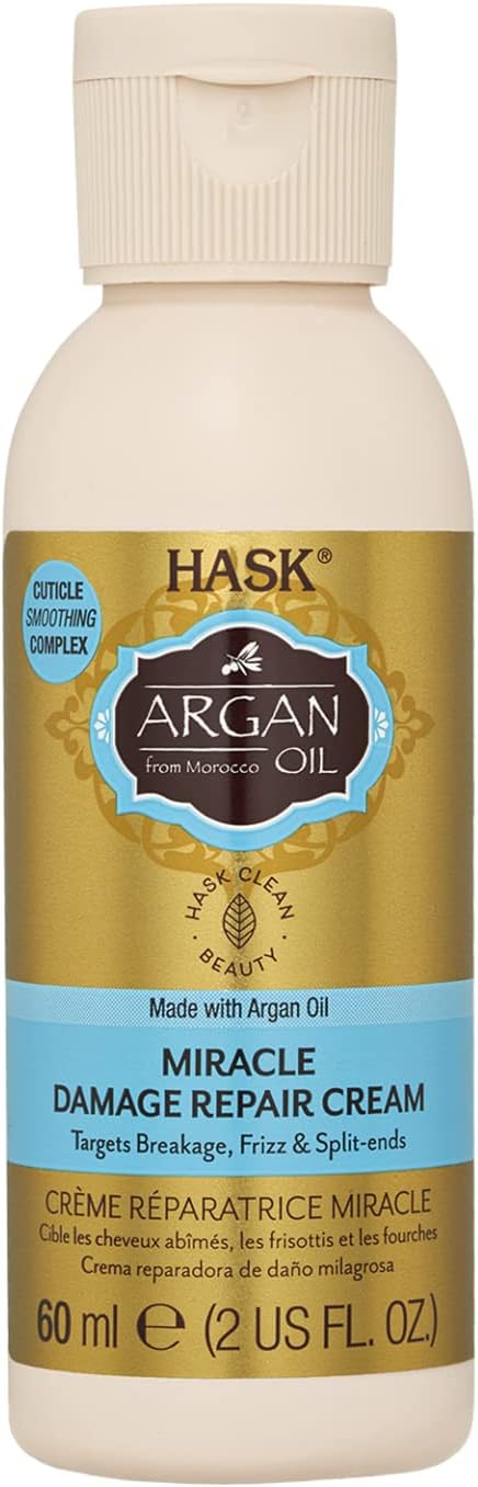 HASK Argan Oil Miracle Damage Repair Cream  60mL  2 oz