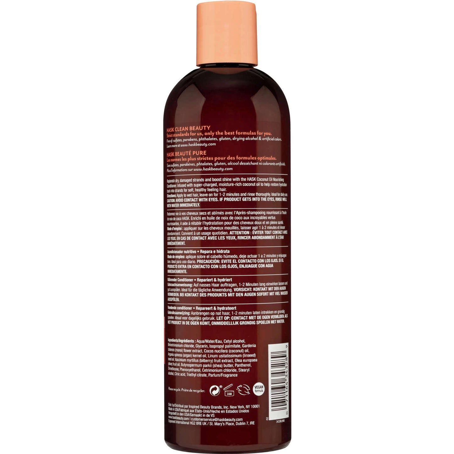 HASK Coconut oil Nourishing conditioner 355mL  12 oz