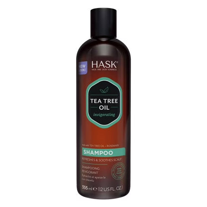 HASK Tea Tree Oil Invigorating Shampoo 355mL 12 oz