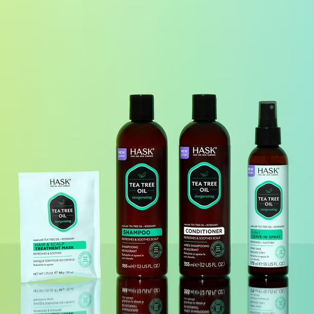 HASK Tea Tree Oil Invigorating Shampoo 355mL 12 oz