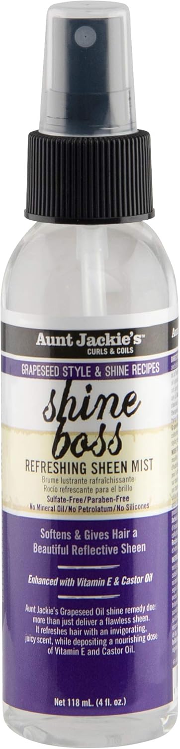 AUNT JACKIE’S Shine boss Refreshing Sheen Mist 118mL 4 oz