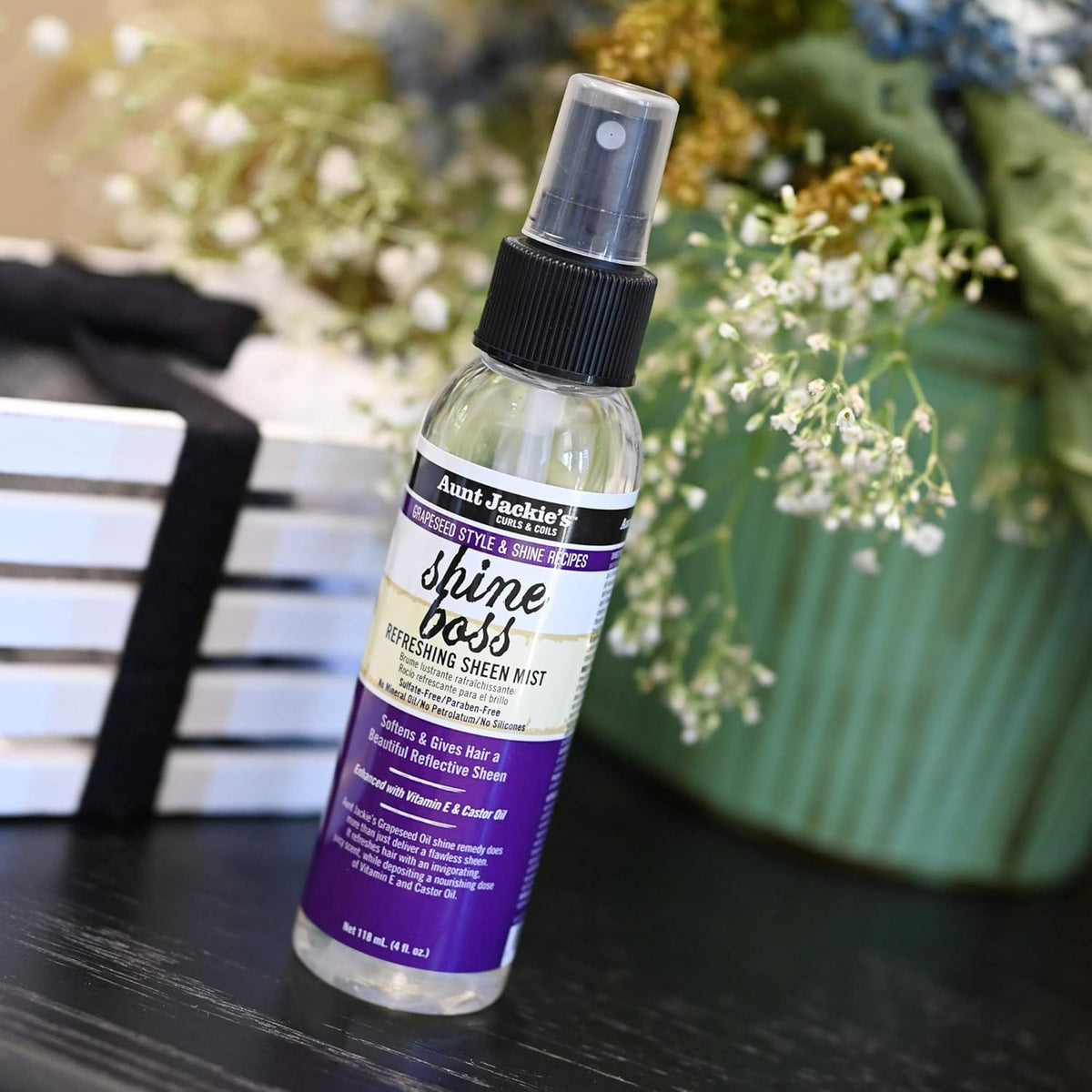 AUNT JACKIE’S Shine boss Refreshing Sheen Mist 118mL 4 oz