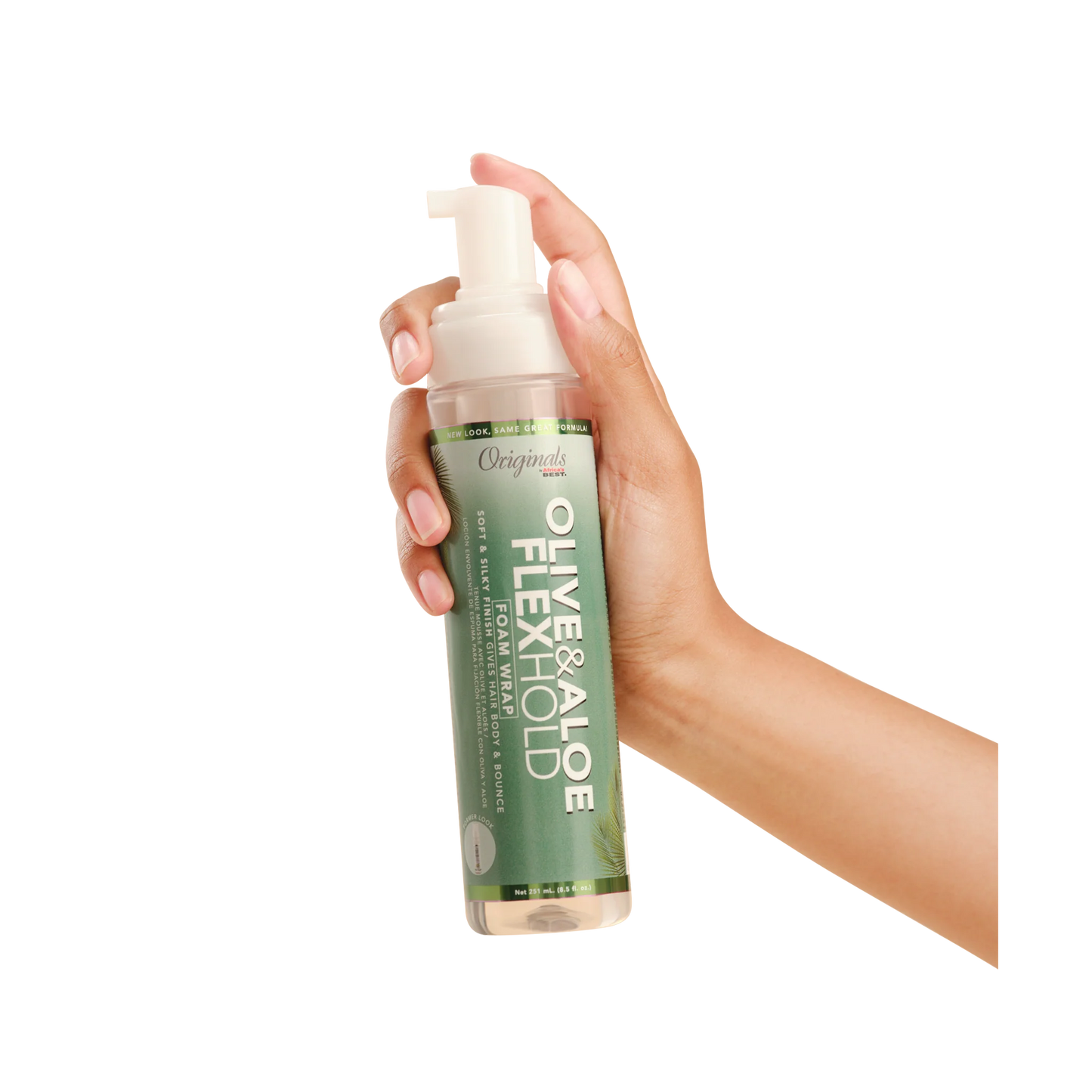 ORIGINALS Olive & Aloe Flex-hold Foam Wrap  251 mL  8.5 oz