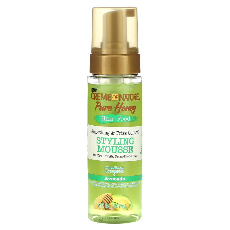 CRÈME OF NATURE pure honey styling mousse  207mL  7oz