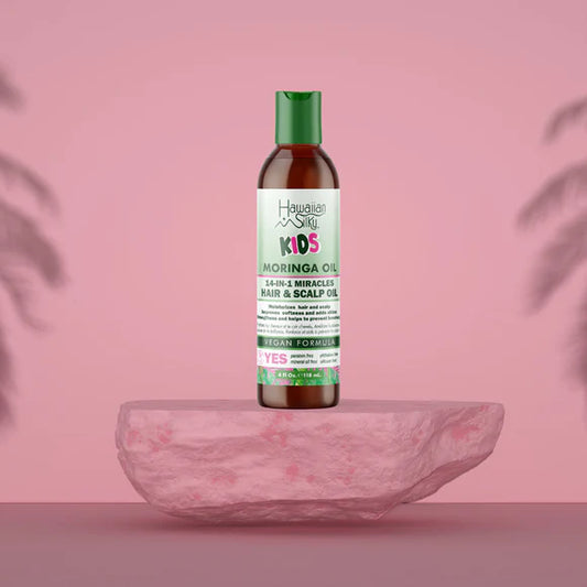 HAWAIIAN SILKY KIDS Moringa oil 14 in 1 Miracle Hair and Scalp Oil  4 oz