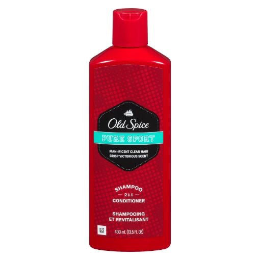 Old Spice Pure Sport Hair Shampoo & Conditioner 2 in 1 400ml